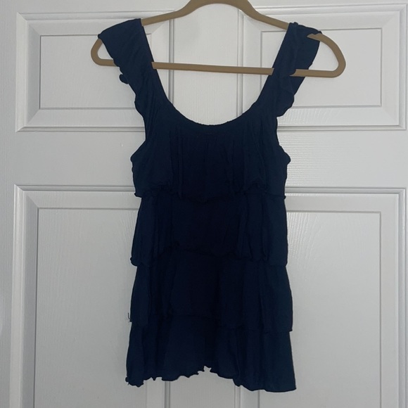 Express Ruffled Layered Tank Top - Picture 1 of 5